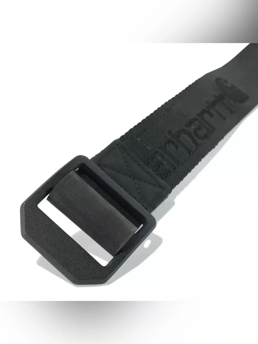 Men's Carhartt Webbing Ladder Lock Belt with Matte Buckle in Black